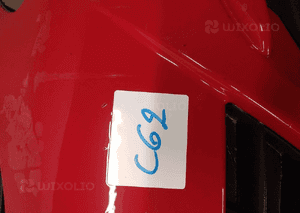 Zderzak przód przedni do opel corsa d Y547 czerwony 2