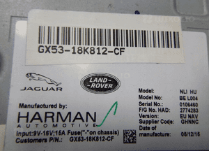 Jaguar xe X760 nawigacja radio navi 7