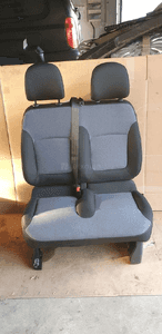 Fotel pasażera kanapa ławka dwójka Renault Trafic III Vivaro B 14- 1