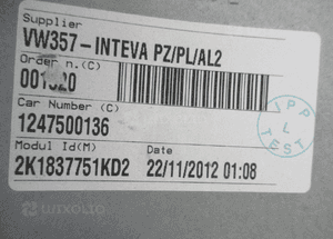Podnośnik mechanizm szyb lewy przód przedni vw caddy vw touran 2010-2015 rok 4