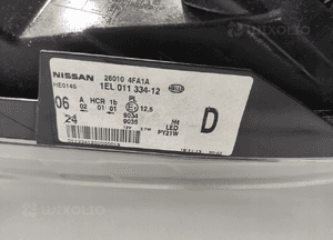 Lampa prawa prawy przód przednia nissan E-NV200 260104FA1A 2014-2021 europa 10