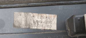 Listwa szyby czołowej prawy przód Opel Zafira C 22S 13407802R 20808480 5