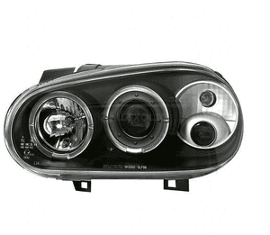 Lampy Reflektory  VW GOLF 4 IV OD 1997 DO 2003 Roku LED RINGI NOWE 3