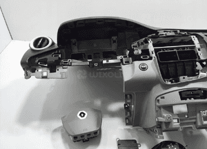 DESKA KONSOLA PODUSZKA PODUSZKI AIR-BAG PASY RENAULT ZOE I 2013-2019 EUROPA 3