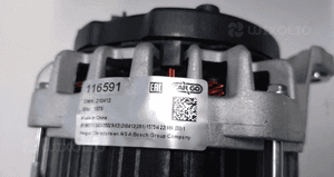 Alternator cargo 150A iveco daily 14- 116591 no V1224/057 2