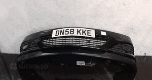 Zderzak przód przedni opel astra h 3 iii xenon spryskiwacze + halogeny kod kolor Z20R czarny 1