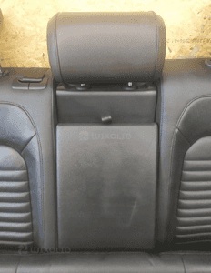 Vw passat B8 kombi fotele grzane boczki kanapa czarna skóra komplet uk 13