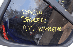 Drzwi prawy / lewy tył dacia sandero ii gołe. zamek , mechanizm szyby, szyba  do kupienia osobno 5