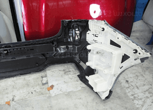 Bmw X4 G02 m pakiet lift z wzmocnieniami zderzak tylny 5