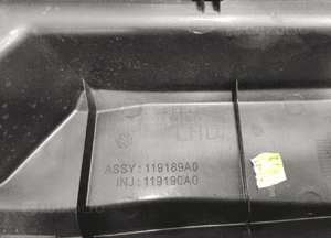 Podszybie górne plastik nissan navara iv D23 NP300 668625JU0A 2015-2022 eu 10