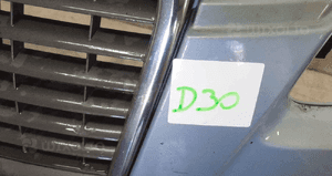 Zderzak przód przedni audi A6 C6 LY5R błękitny halogeny uszkodzony !!! 5