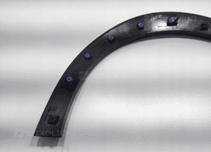 Listwa błotnika lewy przód renault C4 cactus 9801554780 2017-2020 lift 7