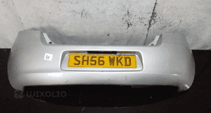 Zderzak tył tylny do toyota yaris ii 2 hb 1E7 srebrny 1