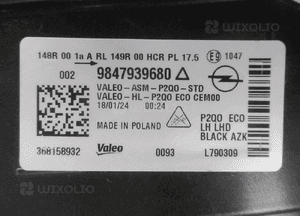 Lampa przednia przód lewa opel mokka ii b full led 9847939680 2020 21