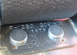 PAS BEZPIECZEŃSTWA PRAWY TOYOTA PRIUS II 2