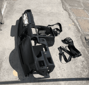 mercedes B 245 deska pulpit konsola air bag pasy 5