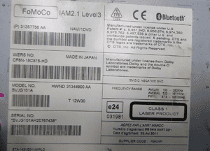 Jaguar xj X351 radio czytnik cd dvd navi nawigacja 8