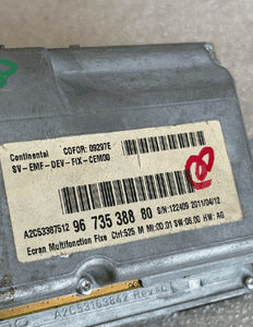 Ekran wyswietlacz citroen C5 iii 3 X7 9673538880 4