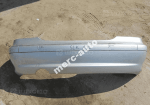 mercedes slk r170 zderzak tył tylny srebrny lak 744 listwa zderzaka 1
