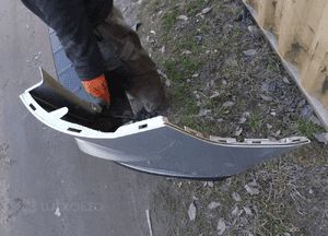 Volvo XC60 i zderzak tył tylny pdc 30763426 kompletny 8
