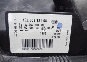 Lampa vectra c xenon prawa przód przednia 1EL008321-08 9