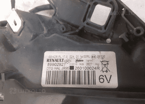 Przod przednia lampa prawa renault grand scenic iii 4