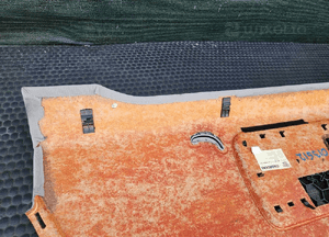 Oslona Glosnik Kratka Tapicerka Podszybie Polka Platin Hell Szyby Bagaznika Tyl Audi A4 B7 Sedan 36