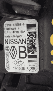 Alternator nissan HRA2 1,2 tce 231004BE0R f 3