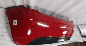 Zderzak tył tylny do citroen C3 pdc czujniki kjh czerwony 3