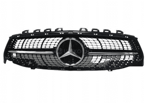 Mercedes cla W118 A118 grill atrapa diament czarny 1