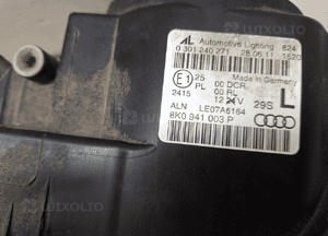 Reflektor bixenon audi A4 B8 8K bi-ksenon przed liftem 2008-2011 oryginał 6