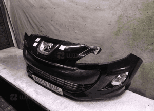 Zderzak przód przedni do peugeot 308 halogeny ktvd exl czarny 3
