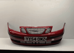 Zderzak przód przedni do saab 93 9-3 bordo bordowy halogeny 1