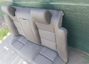 Fotele Fotel Kanapa Nieskladana Welur Czarne Soul Podlokietnik Audi A4 B6 Sedan Komplet 31