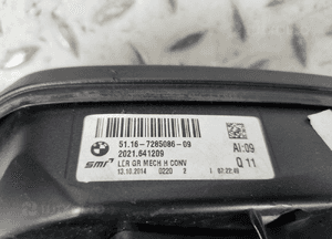 Bmw F32 F33 F36 lusterko prawe europa 6PIN 4