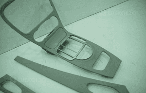 Ramka decor skora konsoli listwy drzwi mercedes SL350 SL500 sl R230 5
