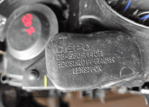 Peugeot 207 lampa przód przednia  prawa lewa 9
