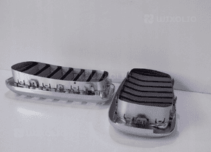 BMW X5 F15 Nerki/Grill Zderzaka Silver/Chrom - 3824 10