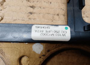 Osłona ramka konsoli dekor drewno Mercedes ML W163 7