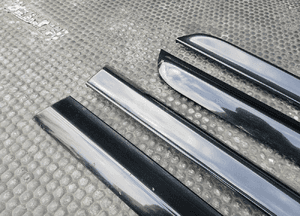 Listwa Listwy Drzwi S-Line Dolne Komplet Czarne LZ9Y Audi A4 B6 B7 Oryginalne 14
