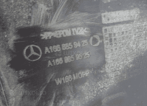 Spoiler zderzaka tył mercedes gl ii a1668859425 11