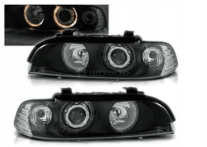 BMW e39 Lampy Reflektory SOCZEWKA RINGI H7 1
