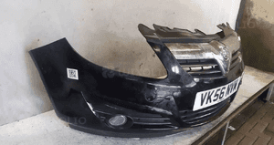 Zderzak przód przedni do corsa d Z20R czarny halogeny 4