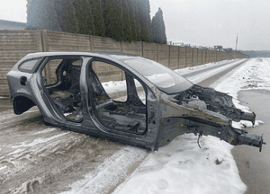 ĆWIARTKA PODŁUŻNICA LEWY PRZÓD VOLVO V60 I 1 2