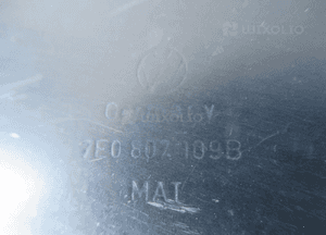 Belka przednia przód zderzaka vw T5 lift 7E0807109B 11