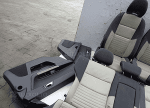 Fotele siedzenia skóra r-design volvo S40 ii fl 3