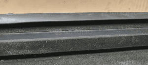 Listwa zgarniająca chrom drzwi lewy tył Audi A4 B8 8K0853763E 7