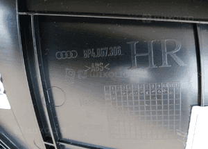 Boczek tapicerka drzwi prawy tył Audi A3 8P 5D 8P4867306 6