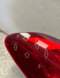 Lampa lewy tyl mercedes c-klasa W205 A2059060357 3