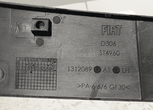 Fiat 500C listwy przejście dachowe listwa dachu komplet nowa oryginał 6